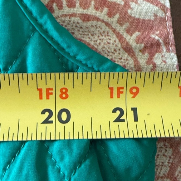 NWT Talbots Turquoise Quilted Puffer Fleece Lined Vest SZ XL - Picture 9 of 16